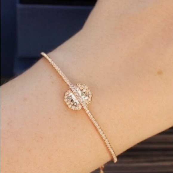 Swarovski Rose Gold Bracelet with Clear Crystals - Picture 7 of 9